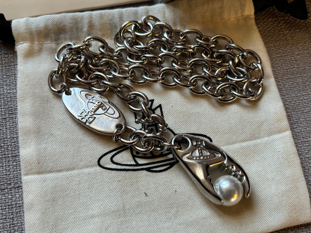 Vivienne Westwood Mens Pearl Necklace