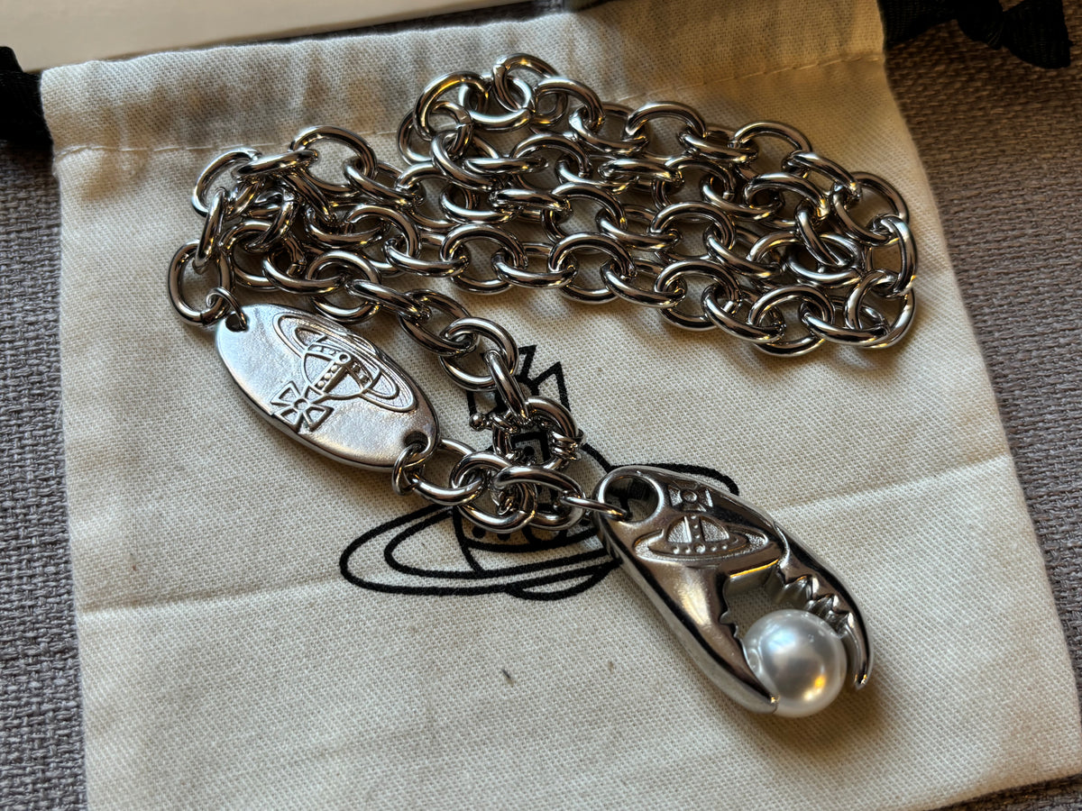 Vivienne Westwood Mens Pearl Necklace