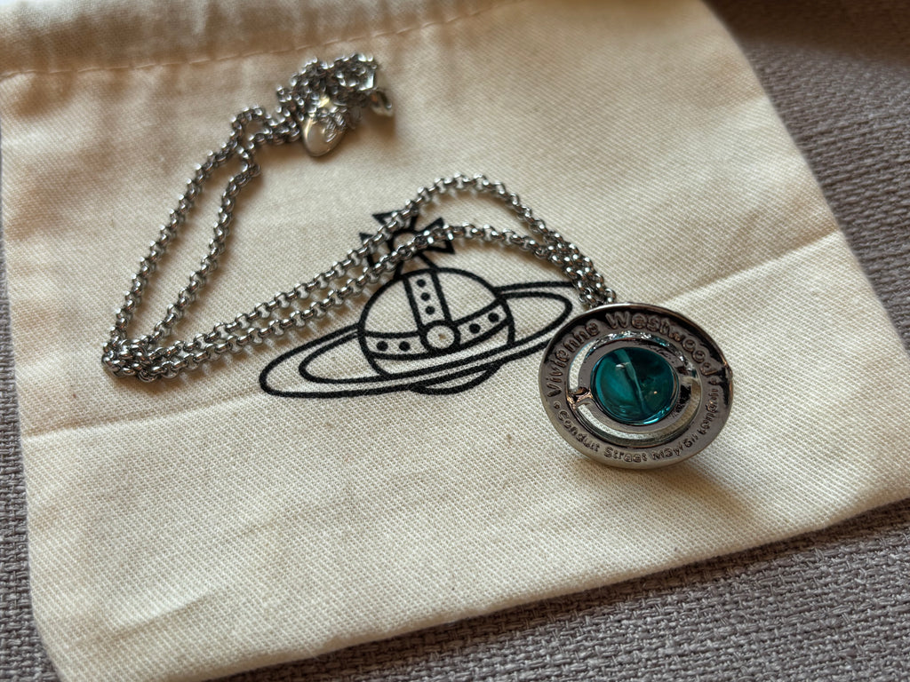 Vivienne Westwood Orb Necklace - Baby Blue