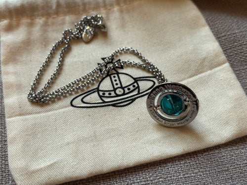 Vivienne Westwood Orb Necklace - Baby Blue