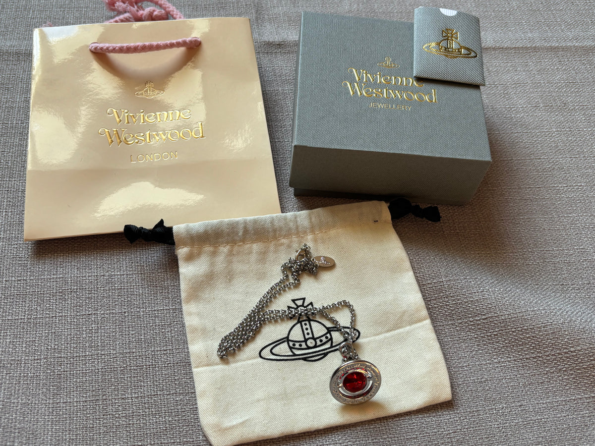Vivienne Westwood Orb Necklace - Ruby Red