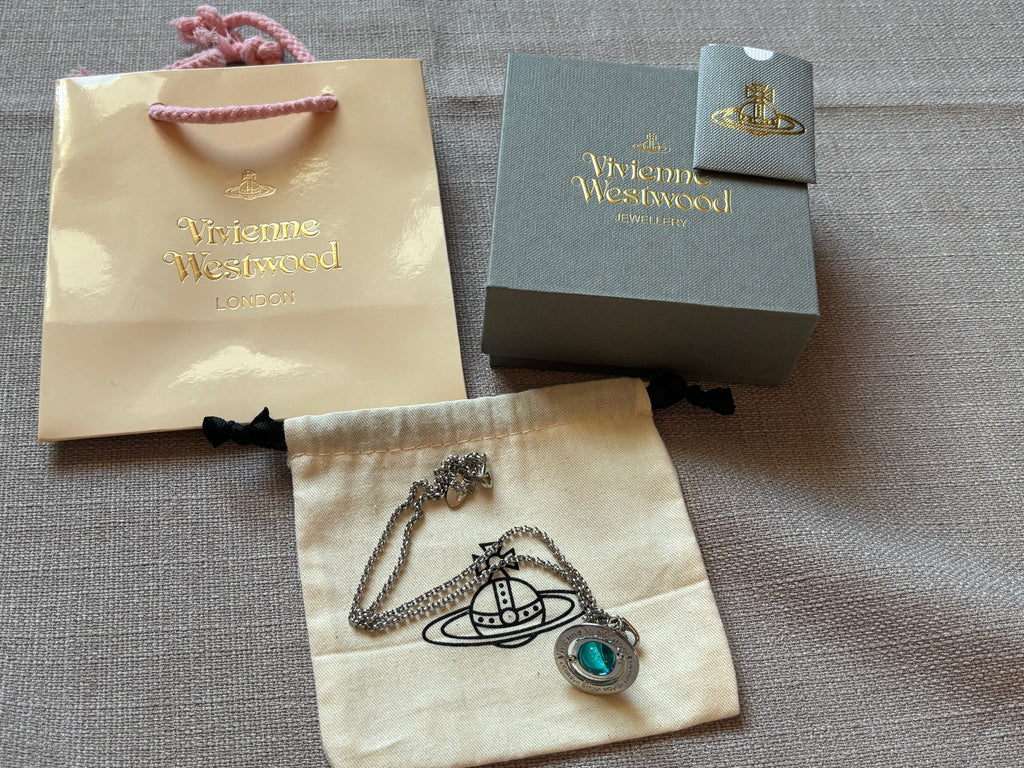 Vivienne Westwood Orb Necklace - Baby Blue