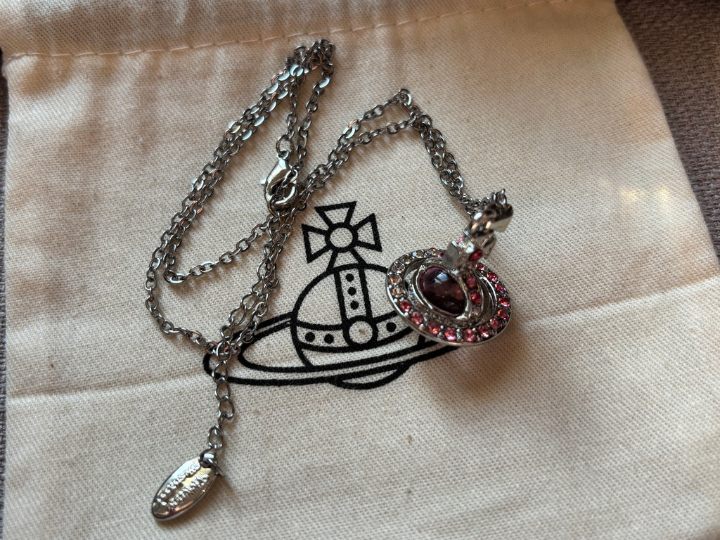 Vivienne Westwood Orb Necklace - Pink