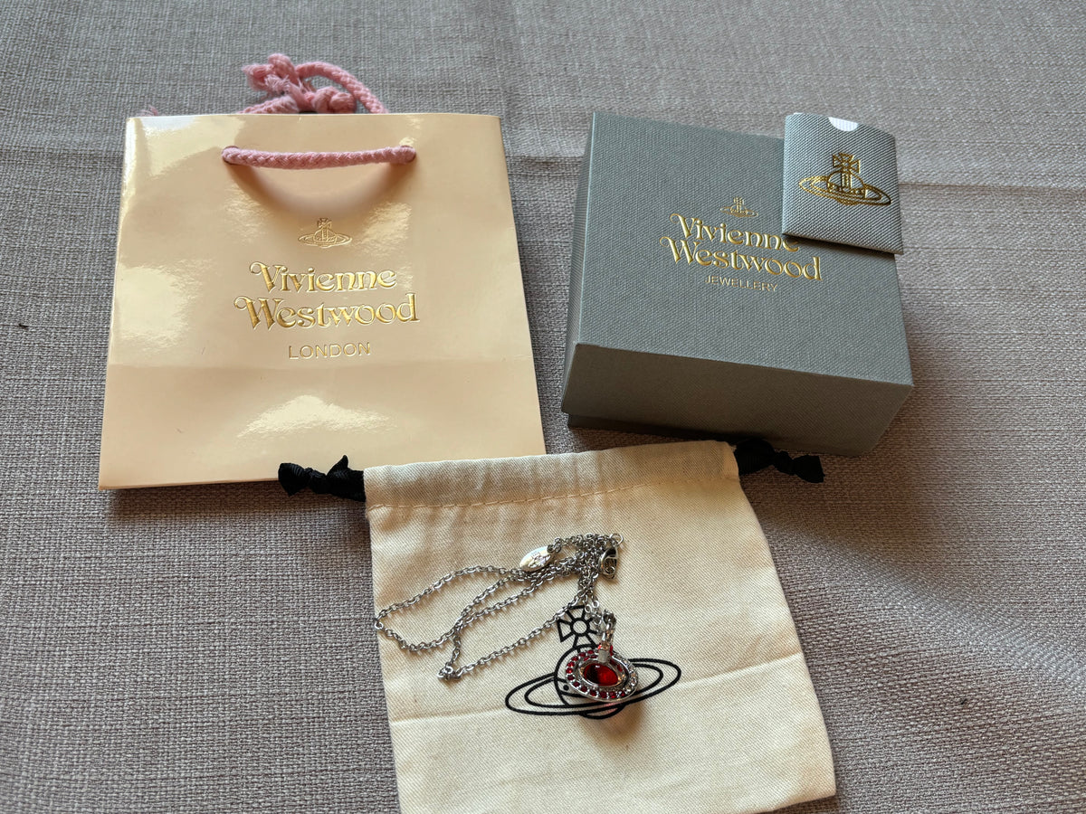 Vivienne Westwood Orb Necklace - red