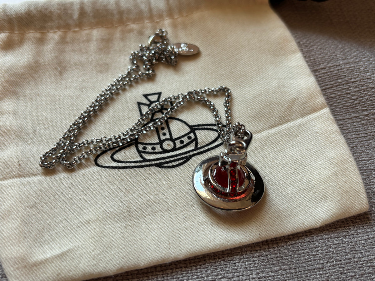 Vivienne Westwood Orb Necklace - Ruby Red
