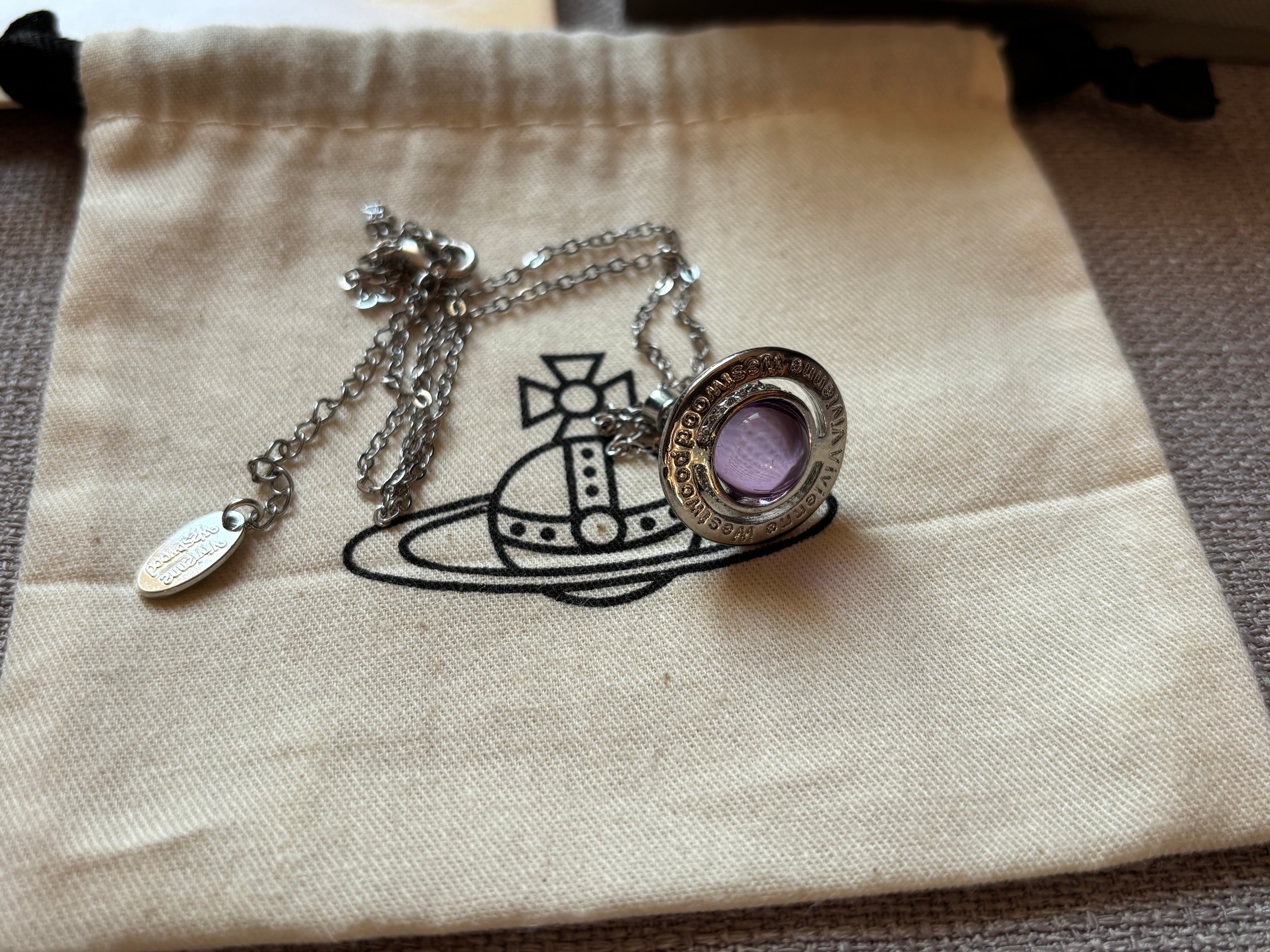 Vivienne Westwood Orb Necklace - Purple