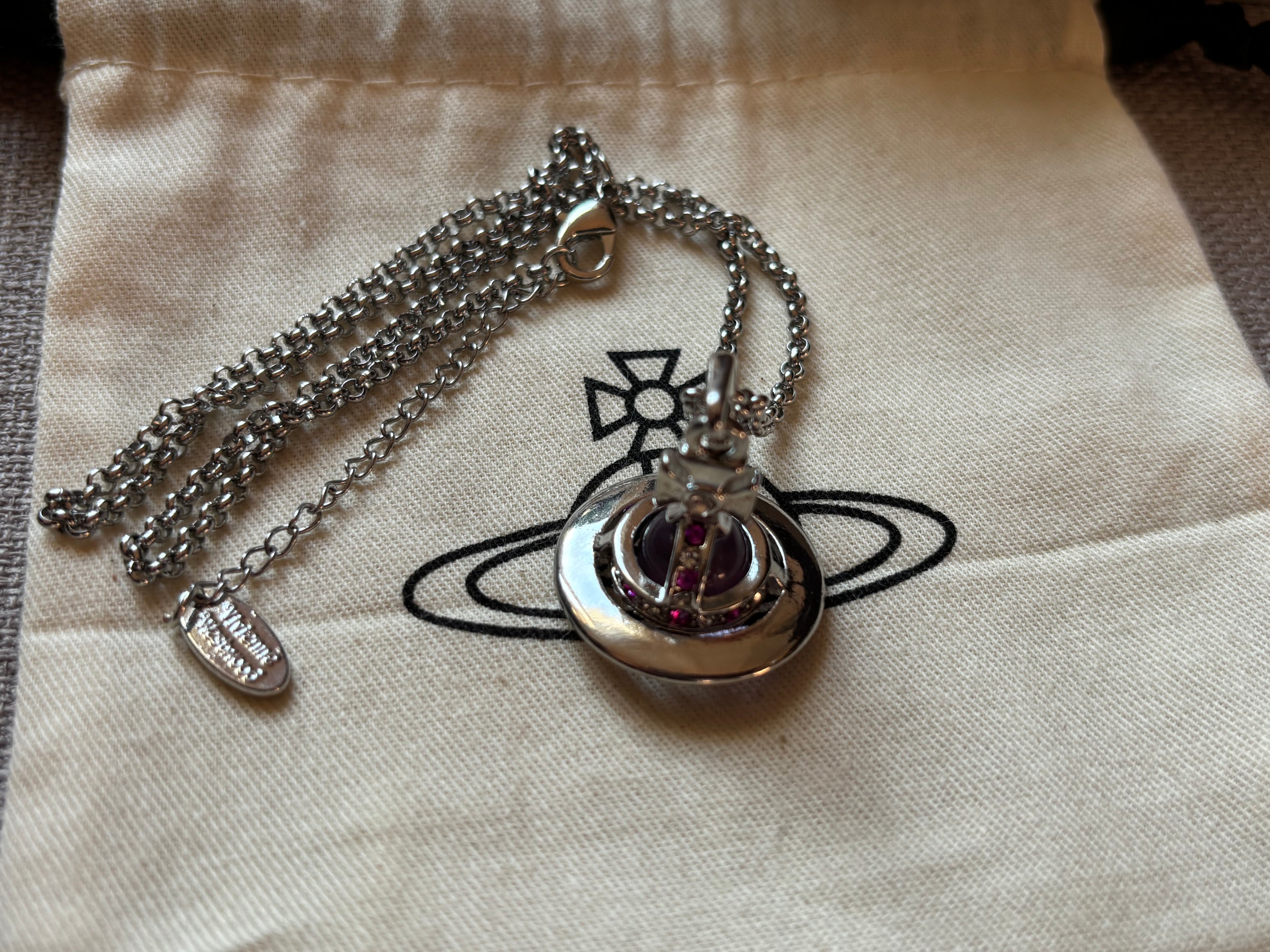 Vivienne Westwood Orb Necklace - Purple
