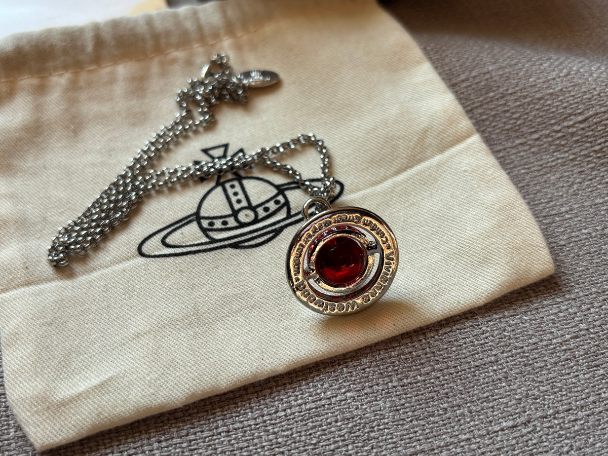 Vivienne Westwood Orb Necklace - Ruby Red