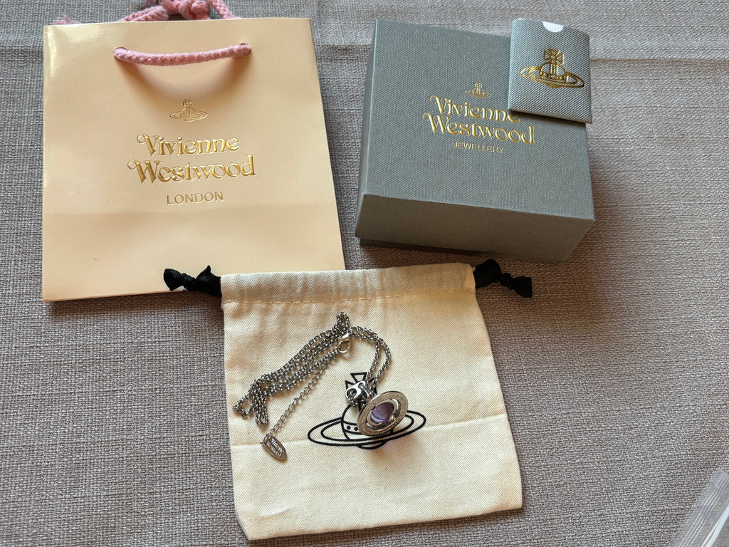Vivienne Westwood Orb Necklace - Purple