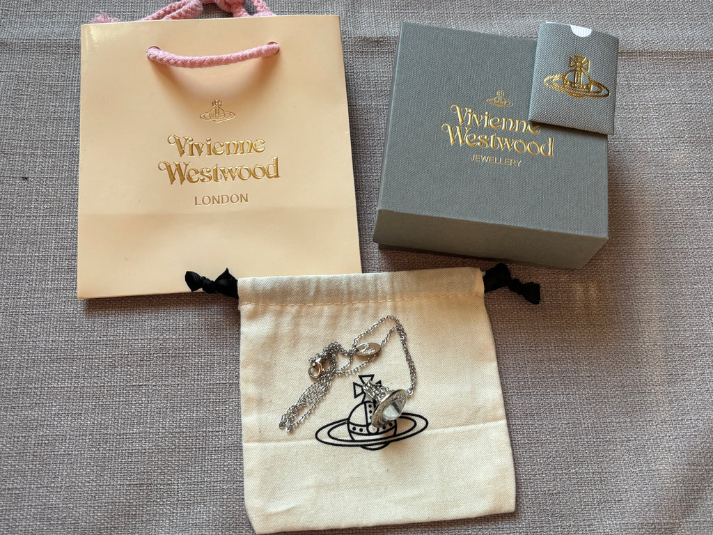 Vivienne Westwood Orb Necklace - clear