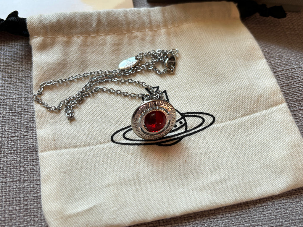 Vivienne Westwood Orb Necklace - red