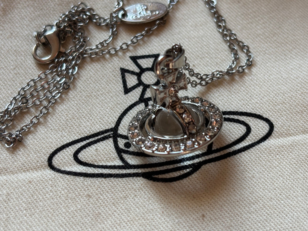 Vivienne Westwood Orb Necklace - clear
