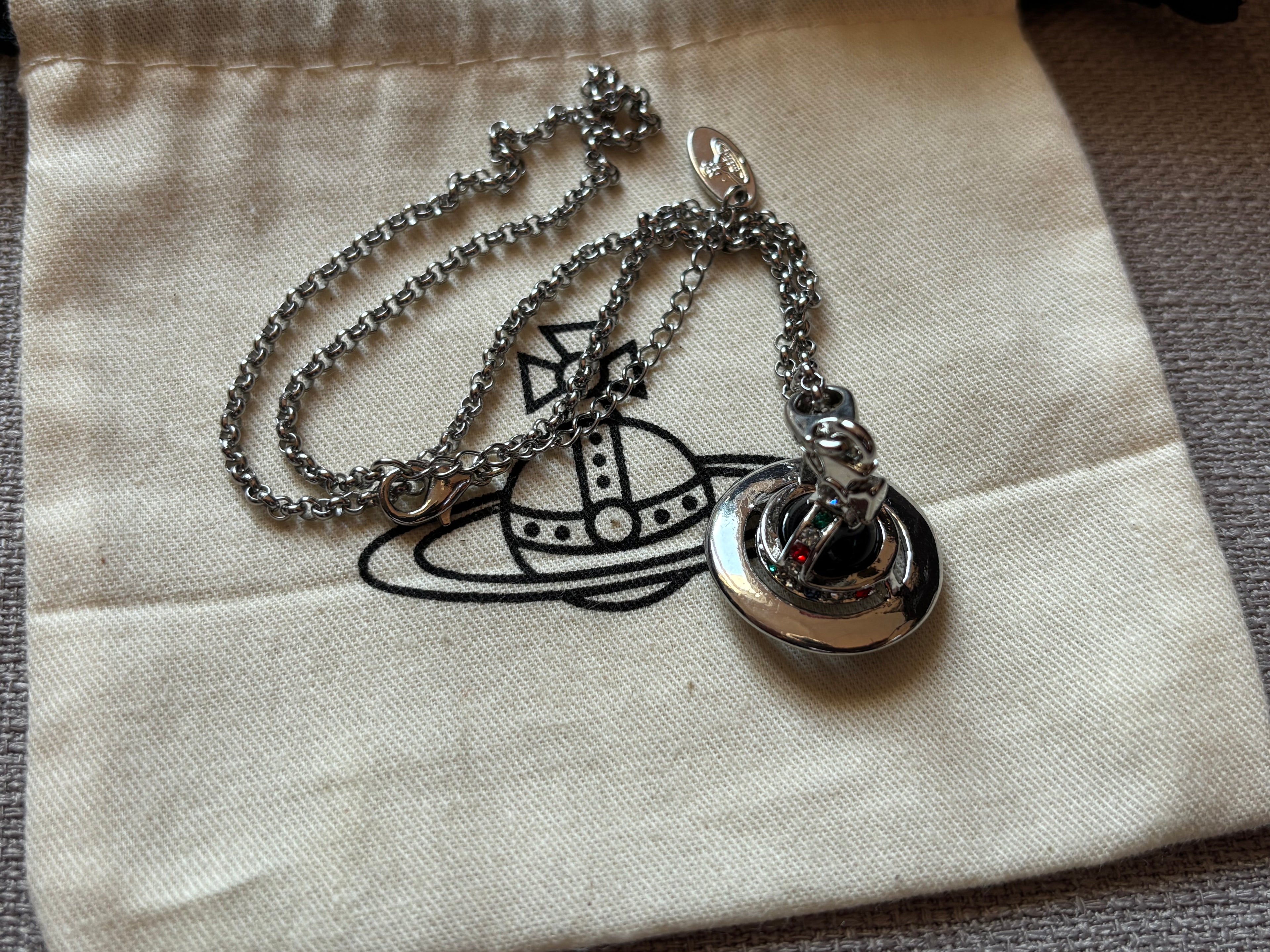 Vivienne Westwood Orb Necklace - Black