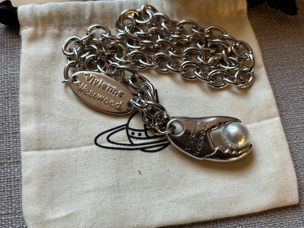 Vivienne Westwood Mens Pearl Necklace