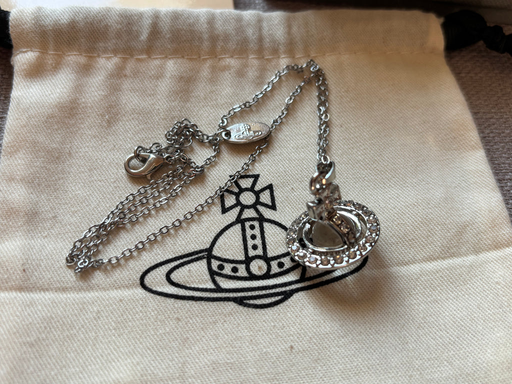 Vivienne Westwood Orb Necklace - clear