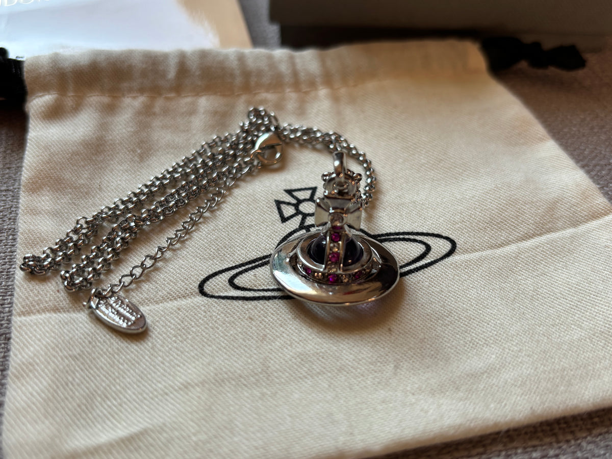 Vivienne Westwood Orb Necklace - Purple